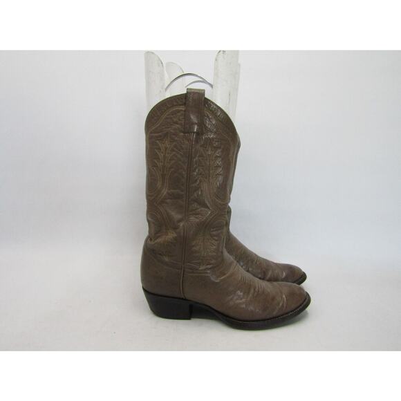 TONY LAMA Mens Size 8.5 D Brown Leather Cowboy Western Boots main image 8